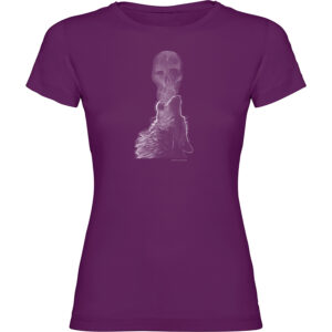 "Aullido mortal"– varios modelos de camiseta mujer