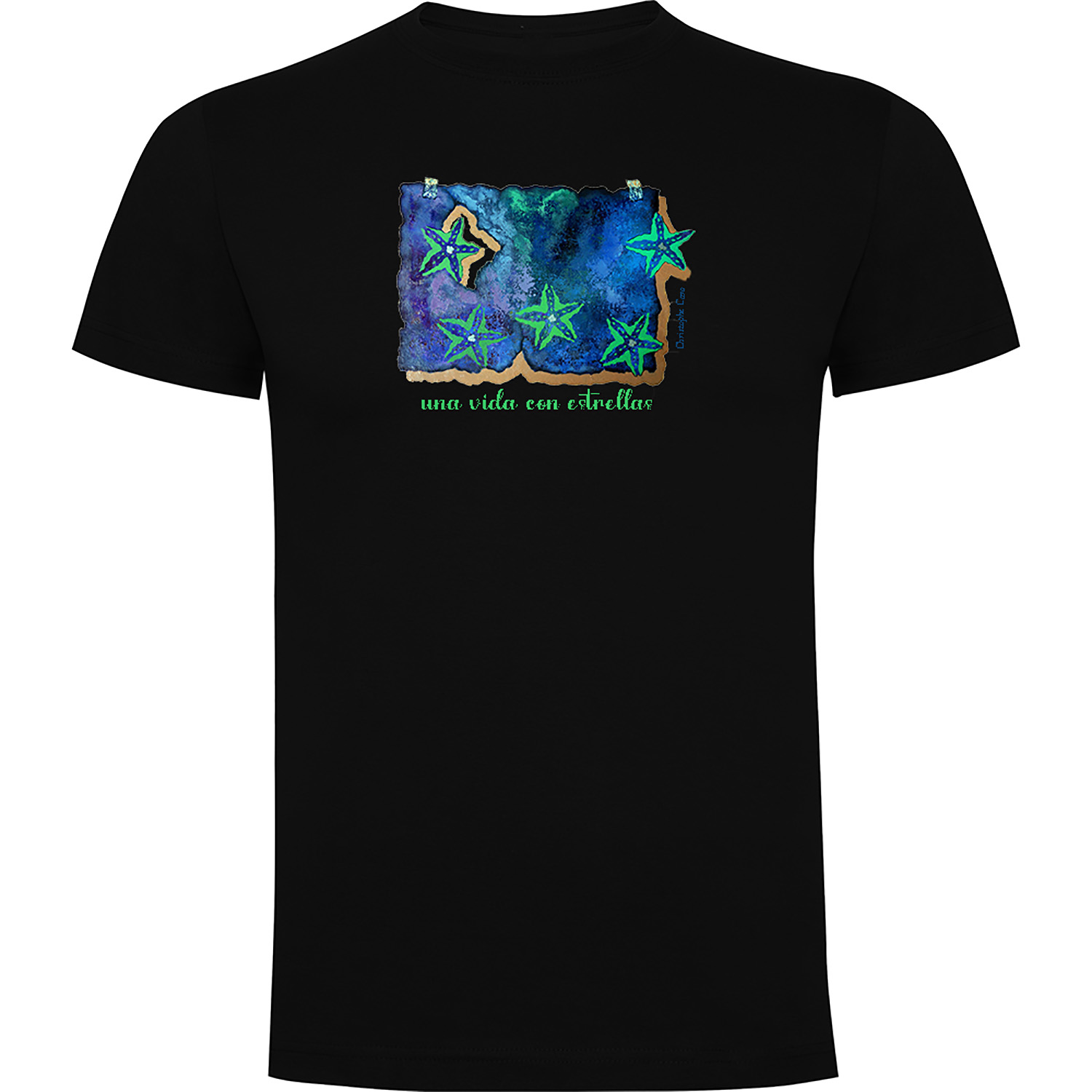 "Una vida con estrellas" – camiseta unisex