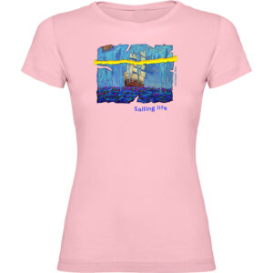 "Vida de navegación" – varios modelos de camiseta mujer