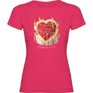 "Amor orgánico" – varios modelos de camiseta mujer