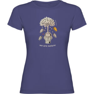 "Somos naturaleza"- varios modelos de camiseta mujer