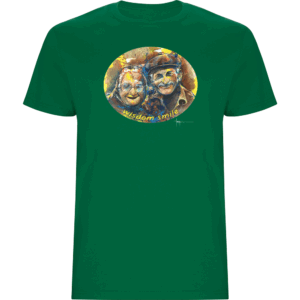 "Sonrisa de sabiduría" – camiseta unisex