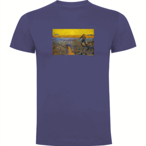 «Sembrador a la puesta del sol» – camiseta unisex