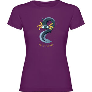 "Alto voltaje" – varios modelos de camiseta mujer
