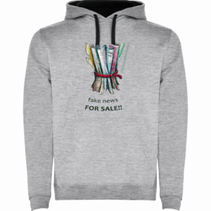 «Noticias falsas a la venta» – sudadera unisex